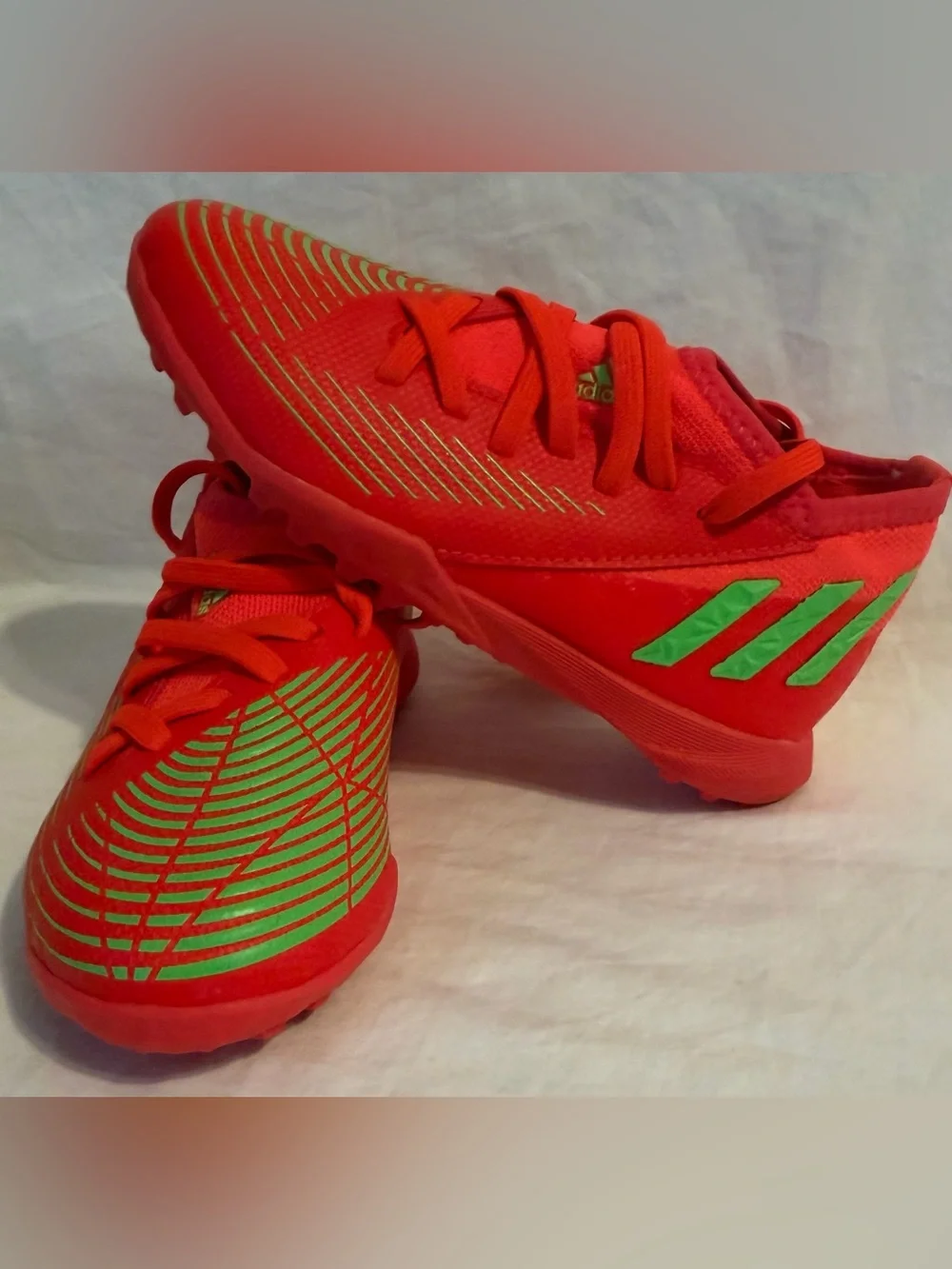 Adidas Predator edge.3 Turf Soccer Shoes Orange GV8503 Toddler Sz: 11K